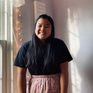 Thrifted Floral Skirt